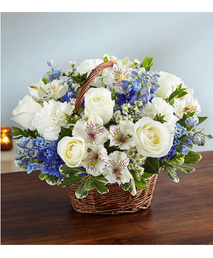 Peace, Prayers & Blessings Blue & White 