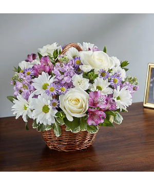 Peace, Prayers & Blessings Lavender & White 
