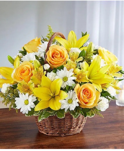 Peace, Prayers & Blessings Yellow & White 