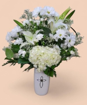 Peaceful Blessings FHF-SF01 Fresh Floral Keepsake (Local Delivery Only) 