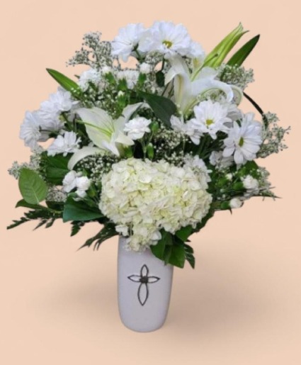 Peaceful Blessings FHF-SF01 Fresh Floral Keepsake (Local Delivery Only) 