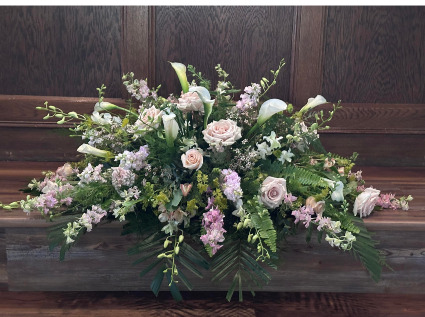 Peaceful Easy Feeling Casket Spray