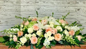 Peaceful Garden Tribute Casket Spray 