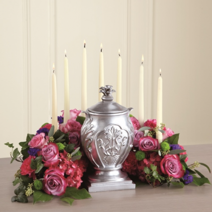 Peaceful Goodbye Cremation/Urn arrangement (URN NOT INCLUDED)
