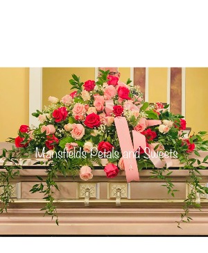 Peaceful Goodbyes Casket Spray 