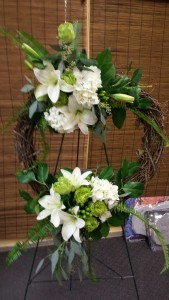 Peaceful Grapevine Wreath Spray
