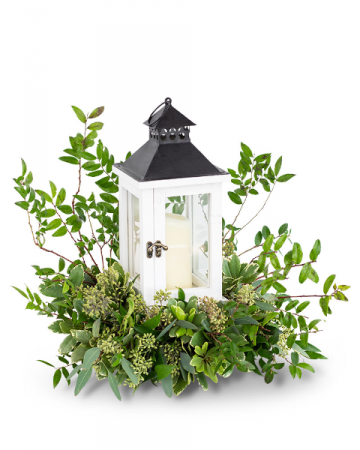 Peaceful Light Flower Arrangement