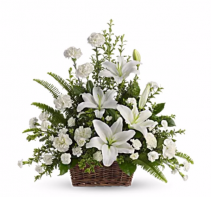 With Our Thoughts Basket Basket Arrangement