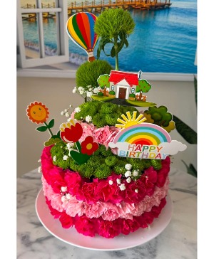 Peaceful Meadow Dream Cake 
