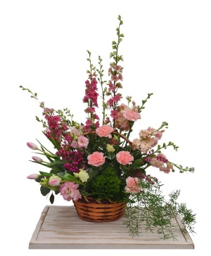 Peaceful Memories Basket Arrangement