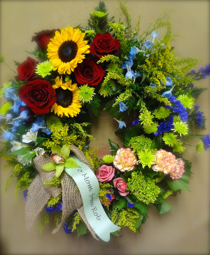 Peaceful Memory Wreath Wreath