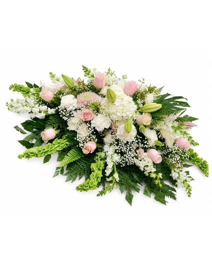Peaceful Petals Casket Cover