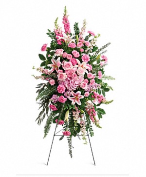 Peaceful Pinks  Standing Spray