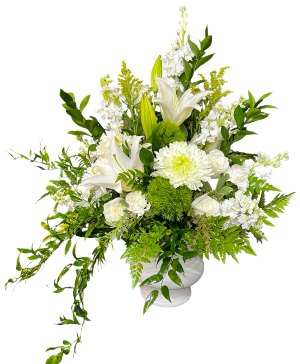 Peaceful Promise  Sympathy Urn Arrangement 