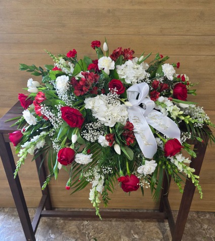 Peaceful Rest Casket Spray