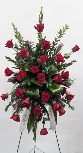 Peaceful Roses Standing Spray 