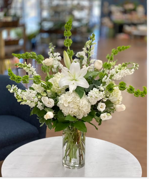 Peaceful Whispers Sympathy Flower Arrangement