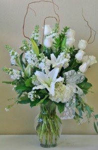 PEACEFULLY SERENE Arrangement of Flowers