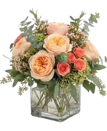Peach Blossom Medley Arrangement in Wilmington, DE | EVERLASTING BEAUTY FLORAL DESIGNS