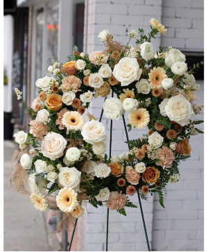 Peach & Cream Wreath 