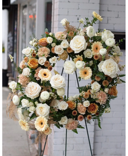 Peach & Cream Wreath 