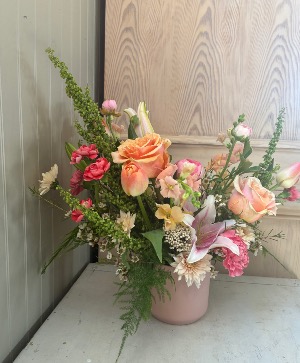Peach Delight Garden Style Ceramic