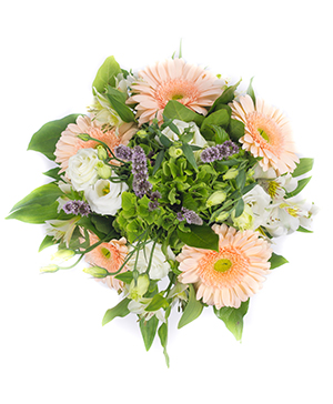 Peach Delight Wedding Bridal Bouquet