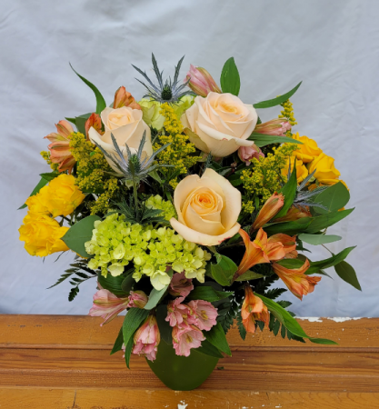 Peach Dream Vase Arrangement