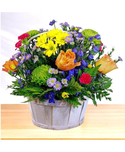 Zest for Life Basket Arrangement