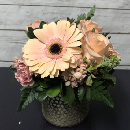 Peach Hearts Arrangement