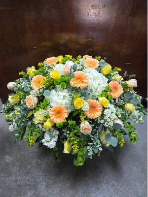 Peaceful Countryside  Casket Spray