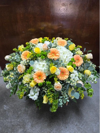 Peaceful Countryside  Casket Spray