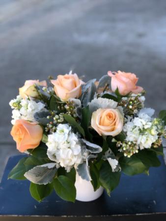 Peach Rose Arrangement  