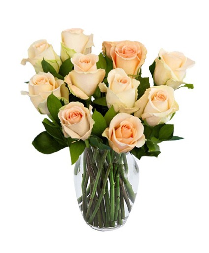 Peach Roses  Flower