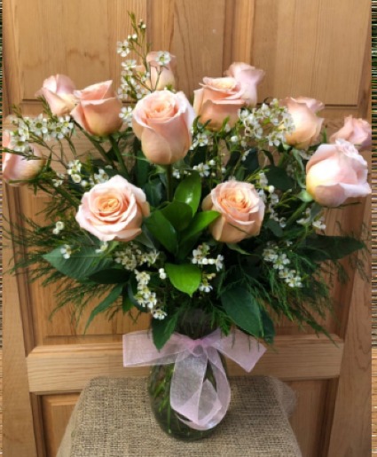 Peach Shimmer Roses 
