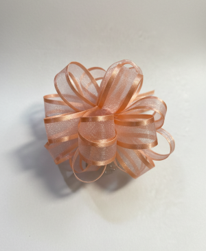 Peach Wrist Corsage 