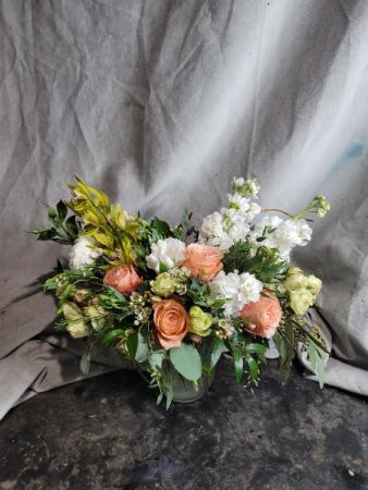 Peaches and Cream  Vase 