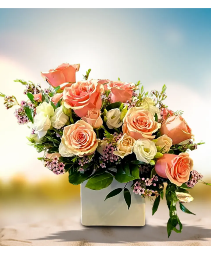 Peaches and Creme Bouquet 