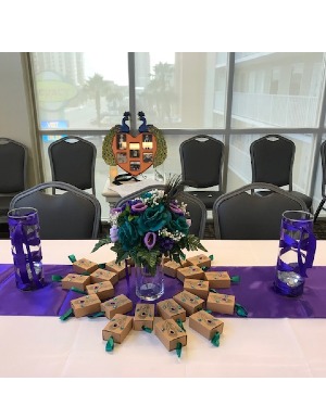 Peacock centerpiece Peacock Wedding