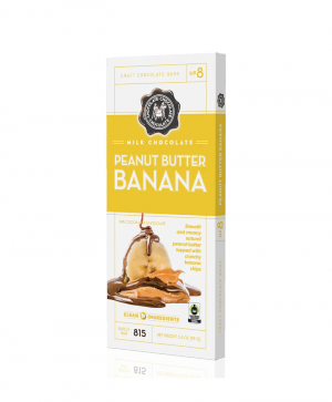 Peanut Butter Banana craft chocolate bar Craft chocolate collection 