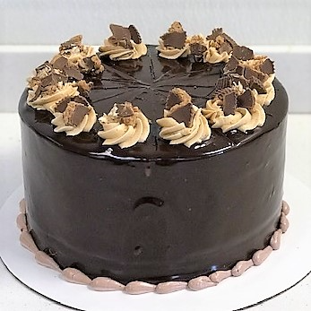 Peanut Buttercup Cake Fresh from the Bakery
