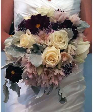 Pearl Bridal Bouquet in Salado, TX | Salado Bloom Society