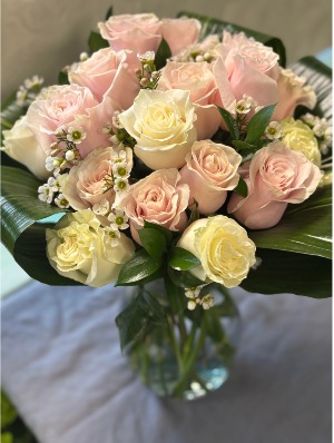 Pearl Perfection Vase Arrangement