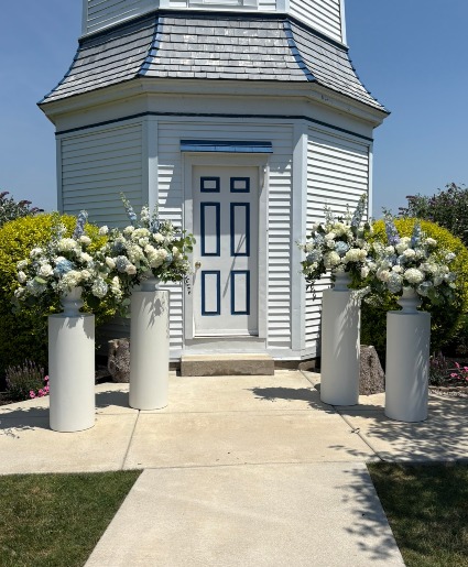 Pedestal Arrangement Ceremony Flowers
