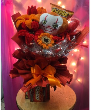 Pennywise Forever Chenille Flowers Call Us for Faster Service & Daily Specials: (915) 303-8500 Text Us to Order Anytime: (915) 505-3708 Your trusted source for Flowers & Delivery in El Paso TX