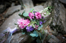 Peonies and pearls  Wedding bouquet 