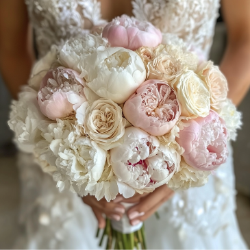 Peonies Bouquet   in Coconut Grove, FL | Luxury Flowers