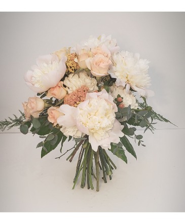 Peonies, Roses and More Wedding Bouquet in Allegan, MI | Allegan Floral and Gifts