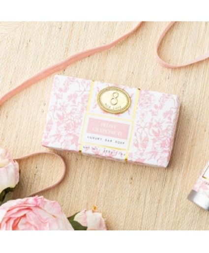 Peony Grapefruit Bar Soap 