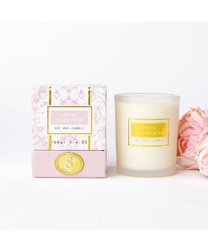 Peony Grapefruit Soy Wax Candle 